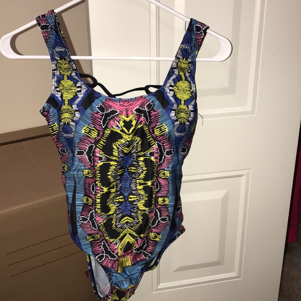 Padded one piece swimsuit